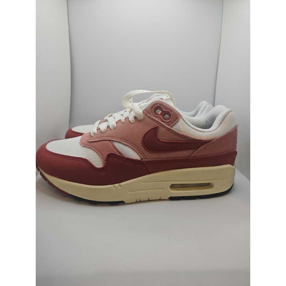 New Women’s 6 Nike Air Max 1 Sail/Cedar-Red Stardust [DZ2628-103] $140 Retail